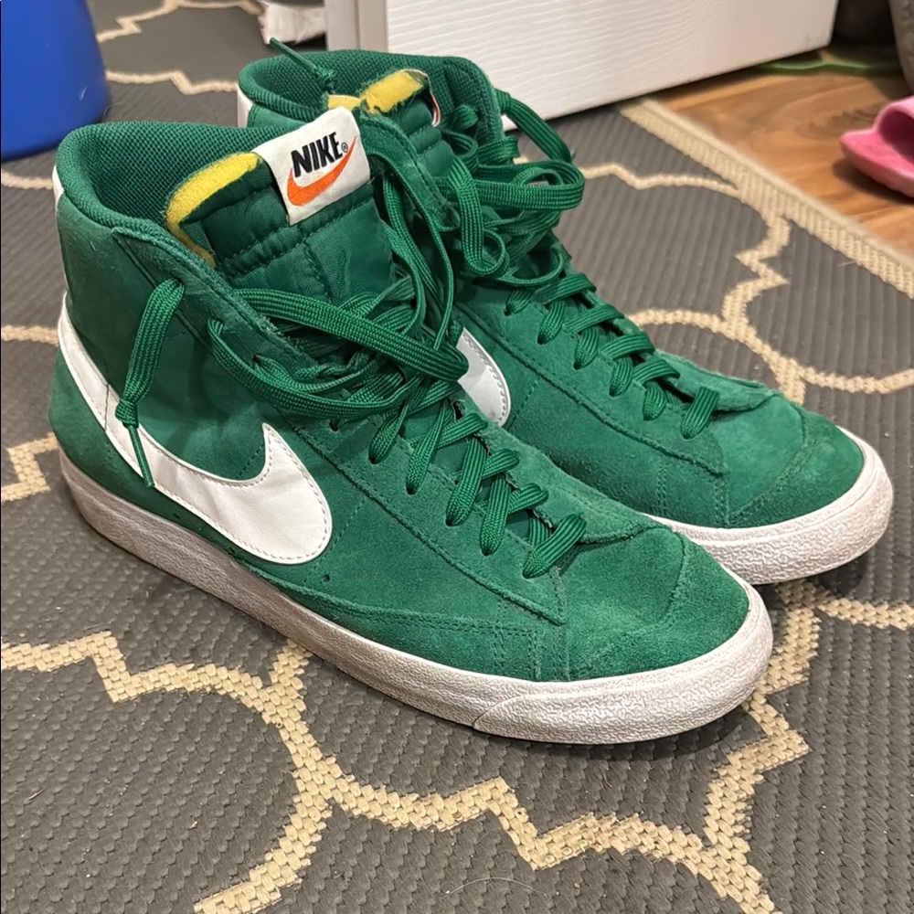 Nike Green Blazer High-Top Sneakers